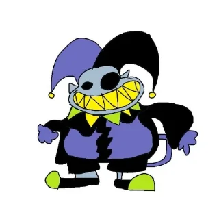 🐦 emoji Jevil✅ Telegram sticker 9 of 11