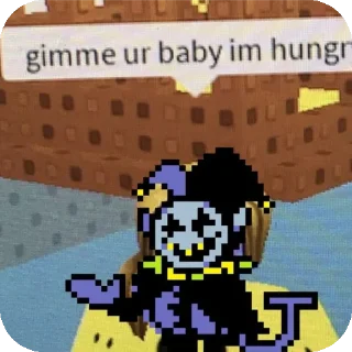 🧸 emoji Jevil✅ Telegram sticker 8 of 11