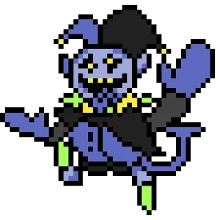 🔳 emoji Jevil✅ Telegram sticker 7 of 11