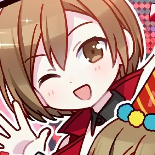 Sticker from ⋆ ִ ۫ ꒰  ⊹🍷@Cheki_che | Meiko