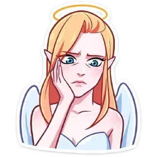 😟 emoji Больше стикеров : @stickeriiiiiii Telegram sticker 15 of 48