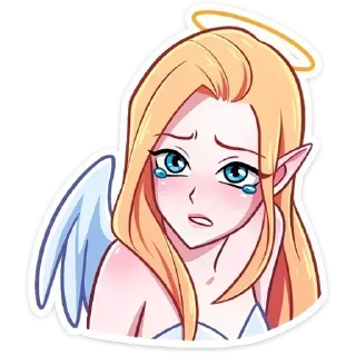 😰 emoji Больше стикеров : @stickeriiiiiii Telegram sticker 8 of 48