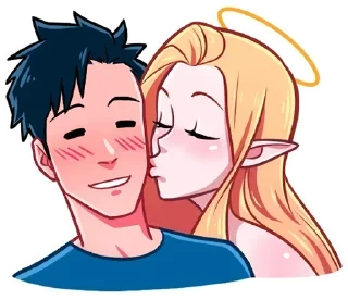 😘 emoji Больше стикеров : @stickeriiiiiii Telegram sticker 17 of 48