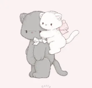 Sticker from Cute cats /⁠ᐠ⁠｡⁠ꞈ⁠｡⁠ᐟ⁠\