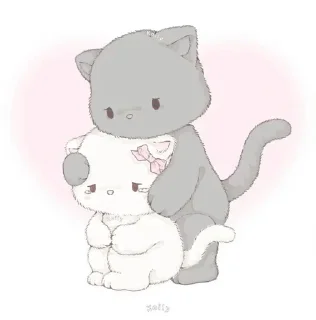 Sticker from Cute cats /⁠ᐠ⁠｡⁠ꞈ⁠｡⁠ᐟ⁠\