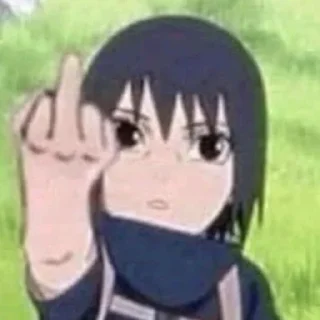 «sᴀsᴜᴋᴇ ᴜᴄʜɪʜᴀ» ʙʏ @zxcvrst sticker 2