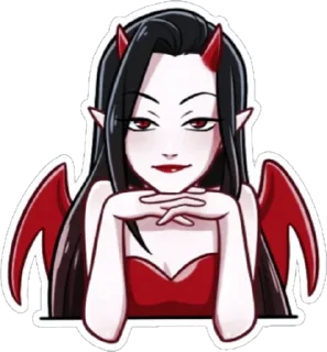 Sticker from angel