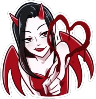 Sticker from angel