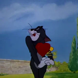 ❤️ emoji Tom & Jerry @memdeleevBot Telegram sticker 6 of 49