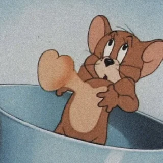 Sticker from Tom and Jerry