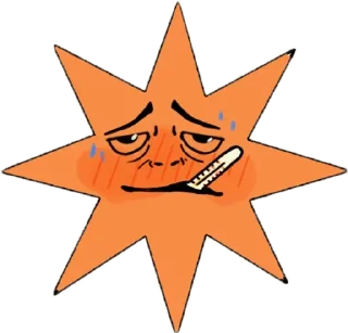 🤒 emoji 🦠 Telegram sticker 8 of 10
