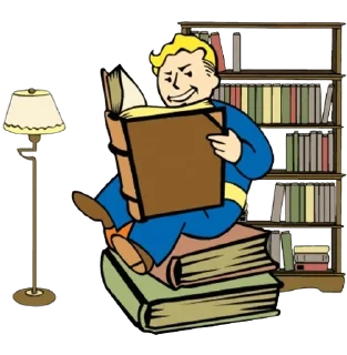 Sticker from Vault-Tec Boy       @kanadiesstikswe