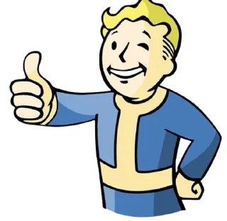 Sticker from Vault-Tec Boy       @kanadiesstikswe