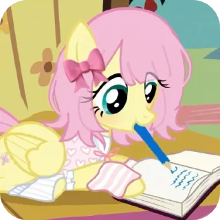 Sticker from cutie