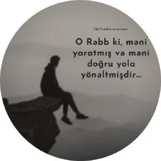 Sticker from @tekdinimizislam