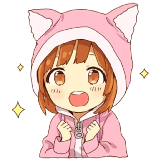 ✨ emoji Милые кошко-девочки @nyasticks Telegram sticker 6 of 23