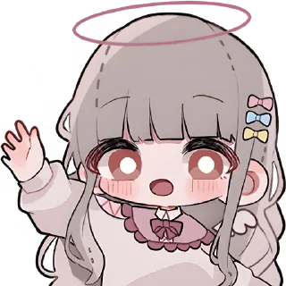 Sticker from Девочки ангелы @Nyasticks
