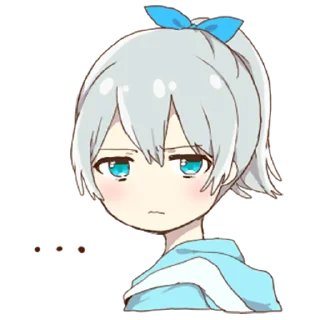 😐 emoji Милые кошко-девочки @nyasticks Telegram sticker 16 of 23