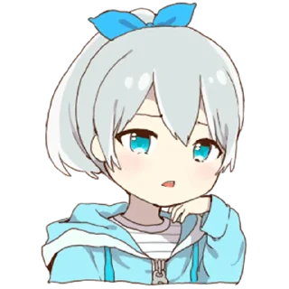😒 emoji Милые кошко-девочки @nyasticks Telegram sticker 5 of 23