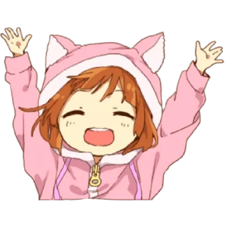 😆 emoji Милые кошко-девочки @nyasticks Telegram sticker 4 of 23