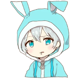 😒 emoji Милые кошко-девочки @nyasticks Telegram sticker 3 of 23