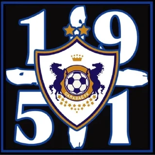 Sticker from ⚪⚫QARABAĞ FK⚫⚪