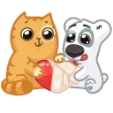 Sticker from Персик и спотти от @Gromchik_navi_dg_luisdias @MoiStikiBot