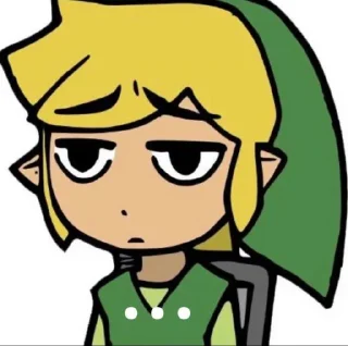 Sticker from Link wind waker