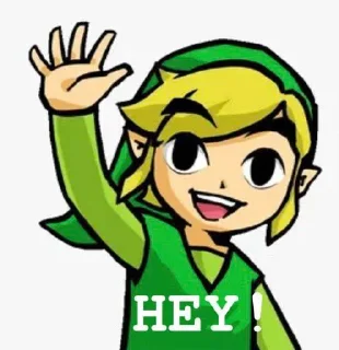 Sticker from Link wind waker