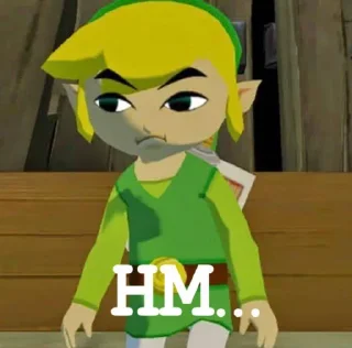 Sticker from Link wind waker