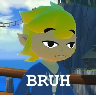 Sticker from Link wind waker