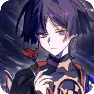 Sticker from «Scaramouche» (＃＞＜)