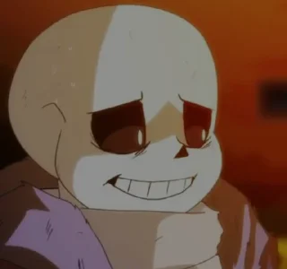 Sticker from sans