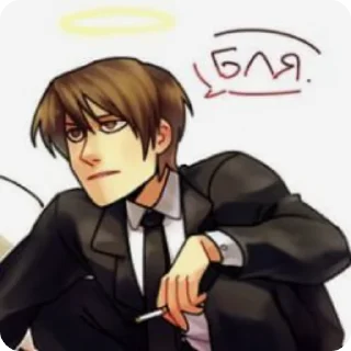 Sticker from Yagami Light