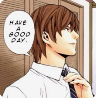 Sticker from Yagami Light