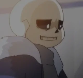 Sticker from sans