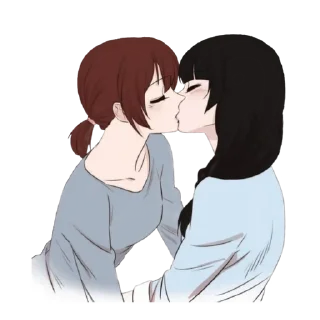 ❤️ emoji Miss angel and miss demon:@Asukalsl Telegram sticker 3 of 31
