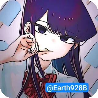 Sticker from Komi Shouko • @Earth928B