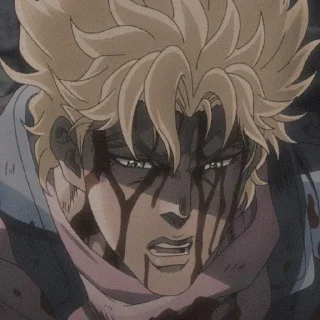 😖 emoji Zeppeli. Telegram sticker 11 of 23