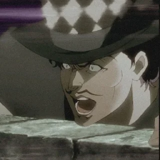 😵 emoji Zeppeli. Telegram sticker 16 of 23