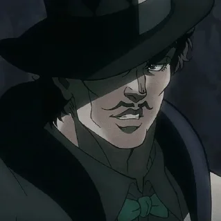 😎 emoji Zeppeli. Telegram sticker 17 of 23