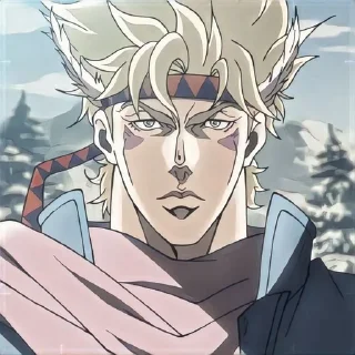 😎 emoji Zeppeli. Telegram sticker 7 of 23
