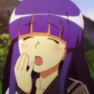 🥱 emoji Госпожа Фуруде Рика Telegram sticker 14 of 60