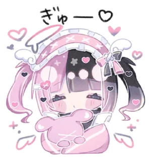 Sticker from *.° @menheraisgod °.* 天使メイドちゃん☆