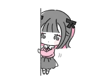 👀 emoji @menheraisgod ♡地雷ちゃん♡ Telegram sticker 8 of 24