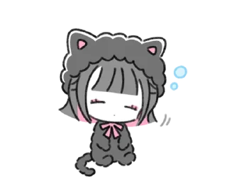 😴 emoji @menheraisgod ♡地雷ちゃん♡ Telegram sticker 21 of 24