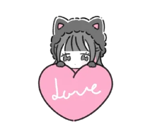 🐱 emoji @menheraisgod ♡地雷ちゃん♡ Telegram sticker 10 of 24