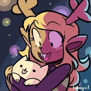 ☺️ emoji Noelle Holiday Telegram sticker 10 of 27