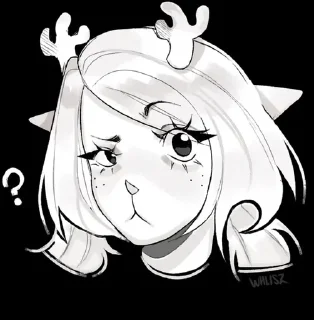 🧐 emoji Noelle Holiday Telegram sticker 22 of 27