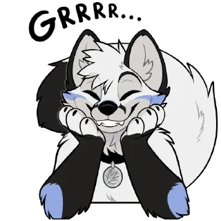 😁 emoji 🦊 Telegram sticker 7 of 30